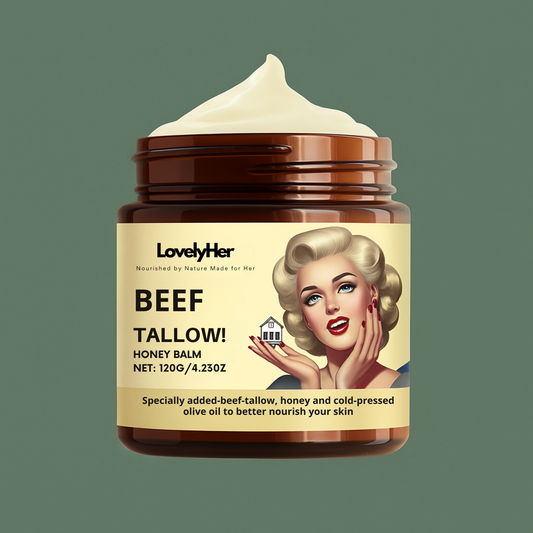 All-Natural Honey Infused, Beef Tallow Nourishing Cream